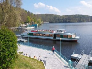 1. April – Start der Fahrgastschifffahrt auf der Talsperre Kriebstein